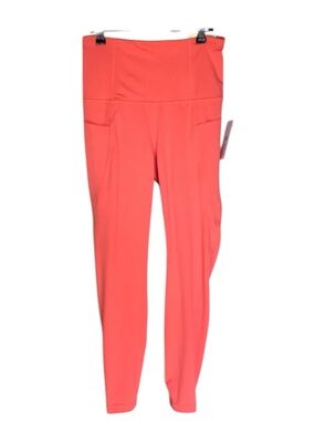 Women's High-Waist Performance Leggings - Coral - All in Motion Sz M